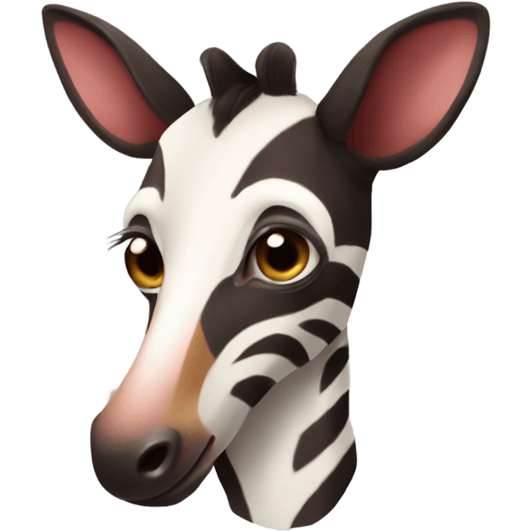 Cute okapi emoji