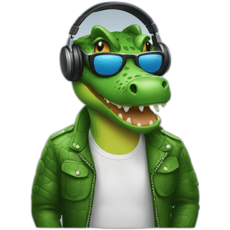 dj crocodile emoji