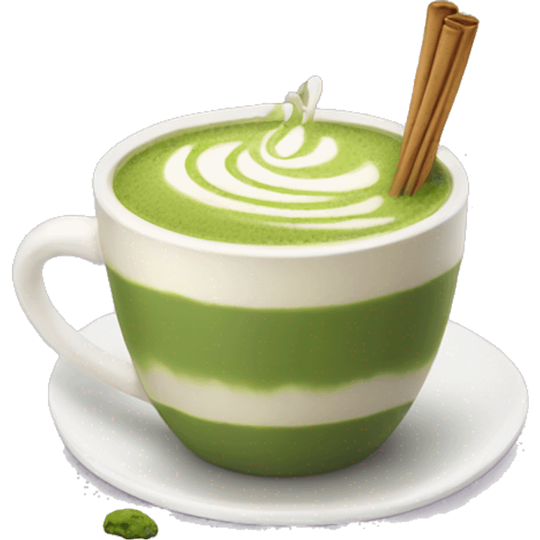 Matcha latte  emoji