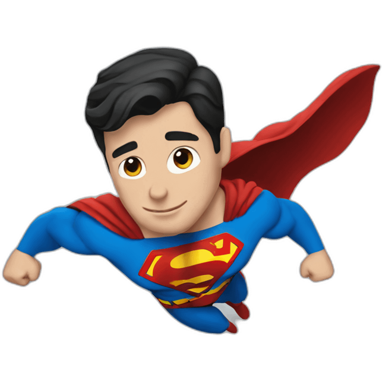 Superman flying  emoji