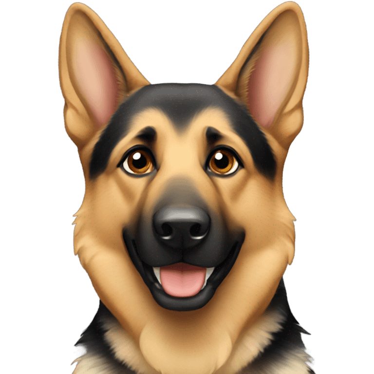 German shepherd  emoji