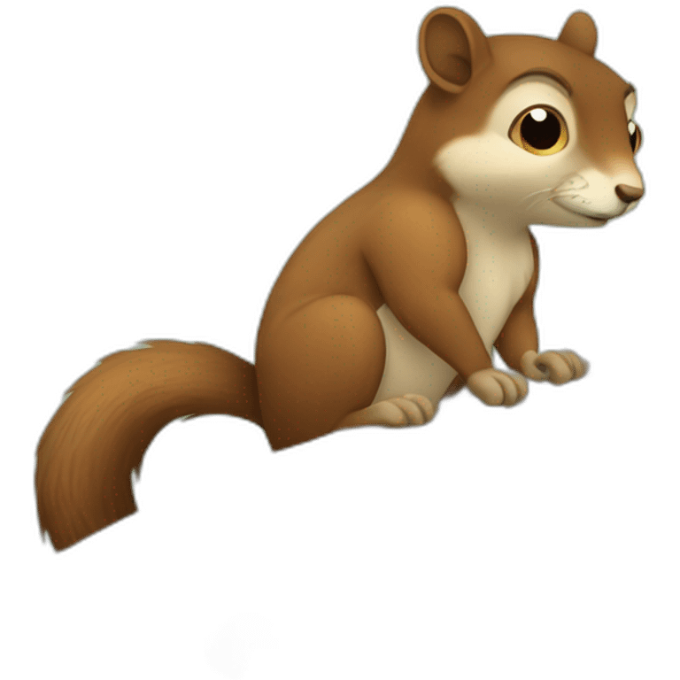 tired squirell emoji