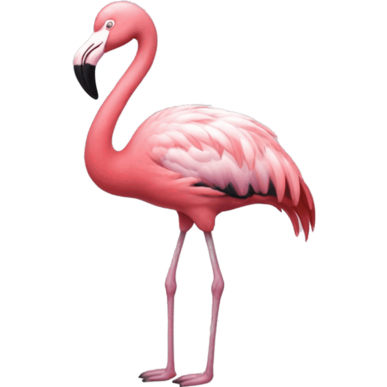 happy flamingo emoji