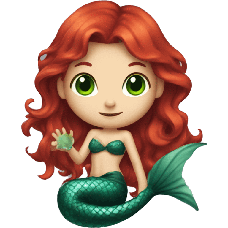 witch-mermaid-red-hair-tatoo-green-eyes emoji