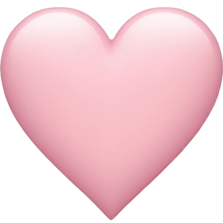 pastel pink heart emoji