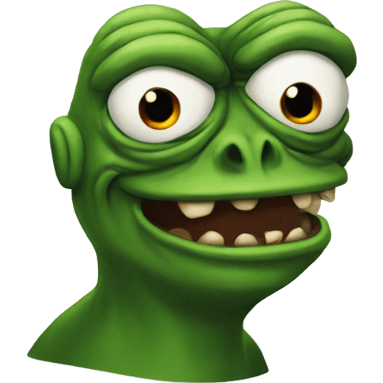 Evil pepe emoji