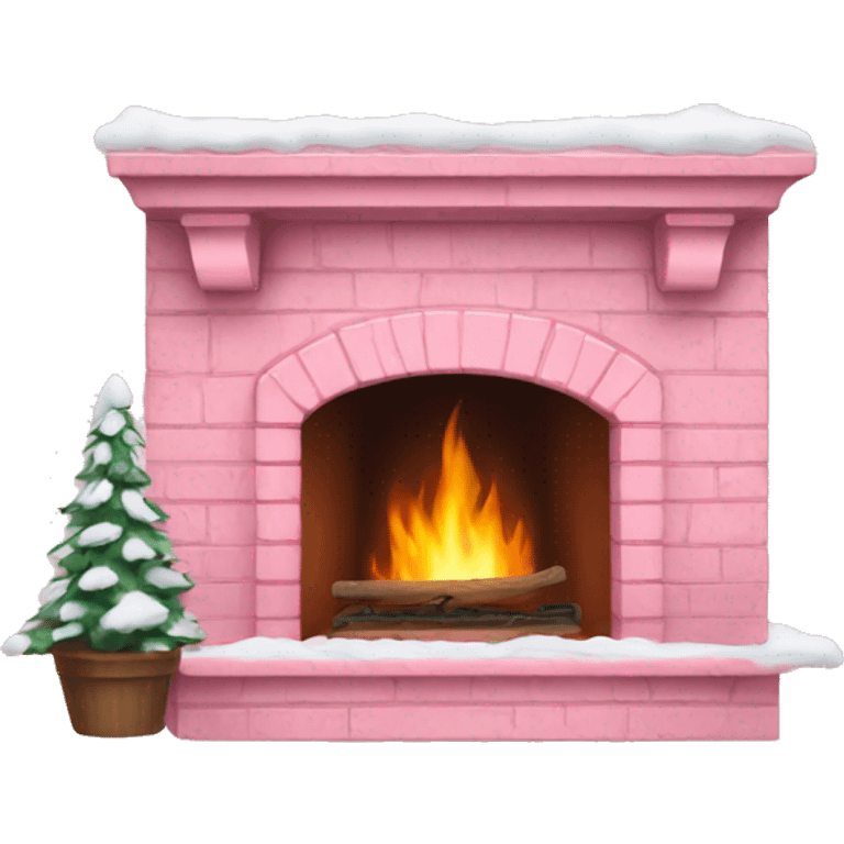 Winter Pink FirePlace emoji