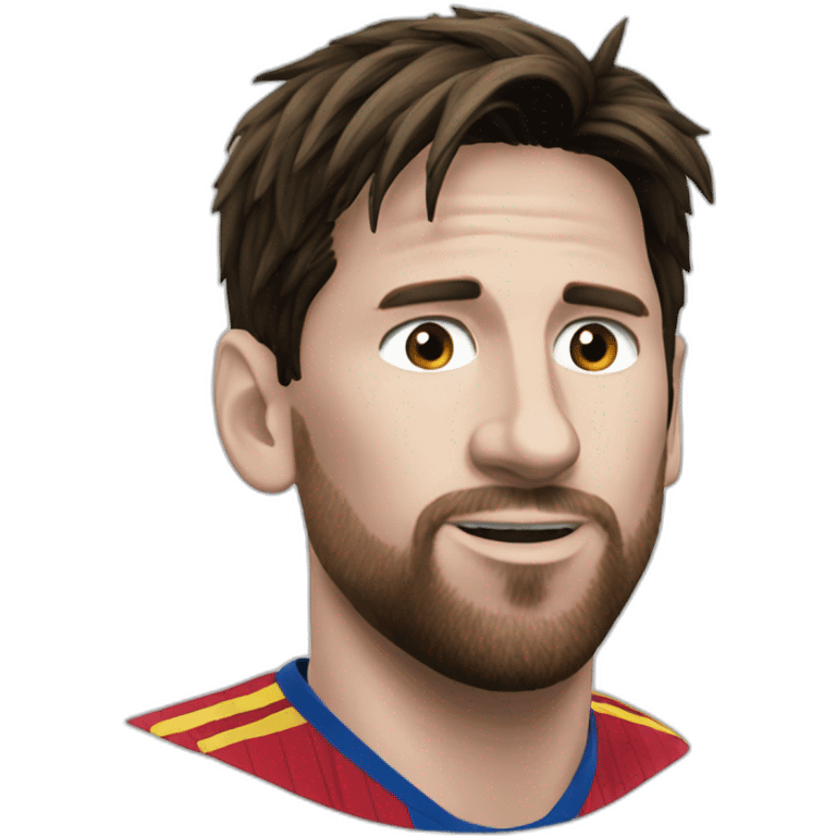 Messi qui boit emoji