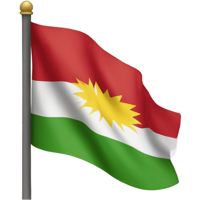 Kurdistan flag emoji emoji