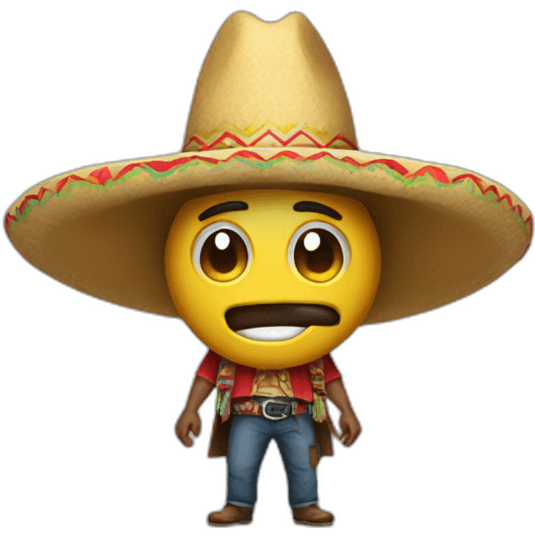 nasty sombrero man emoji