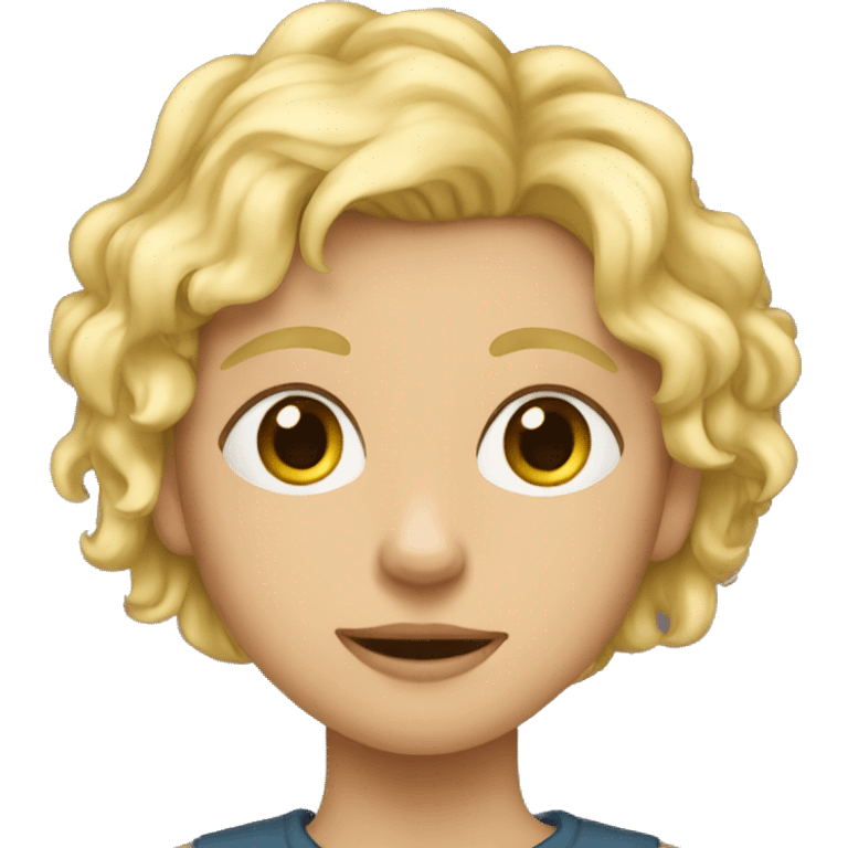 Fille qui tweek emoji