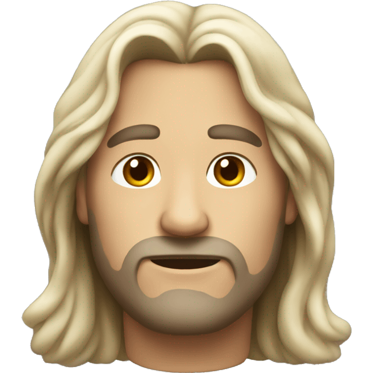 Man with long hair  emoji