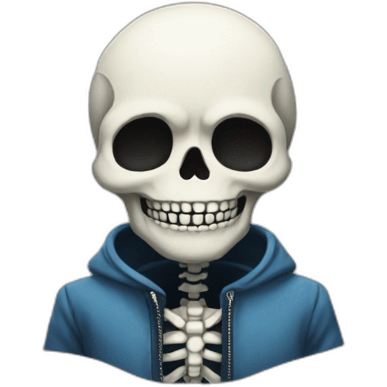 Sans the skeleton from undertale emoji