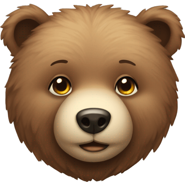 cute cuddly bear emoji