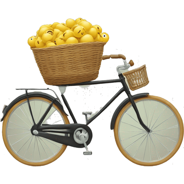 Bycykel with basket emoji