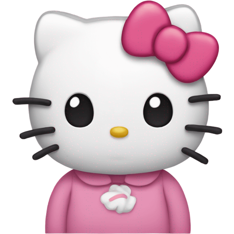 Sad hello kitty emoji