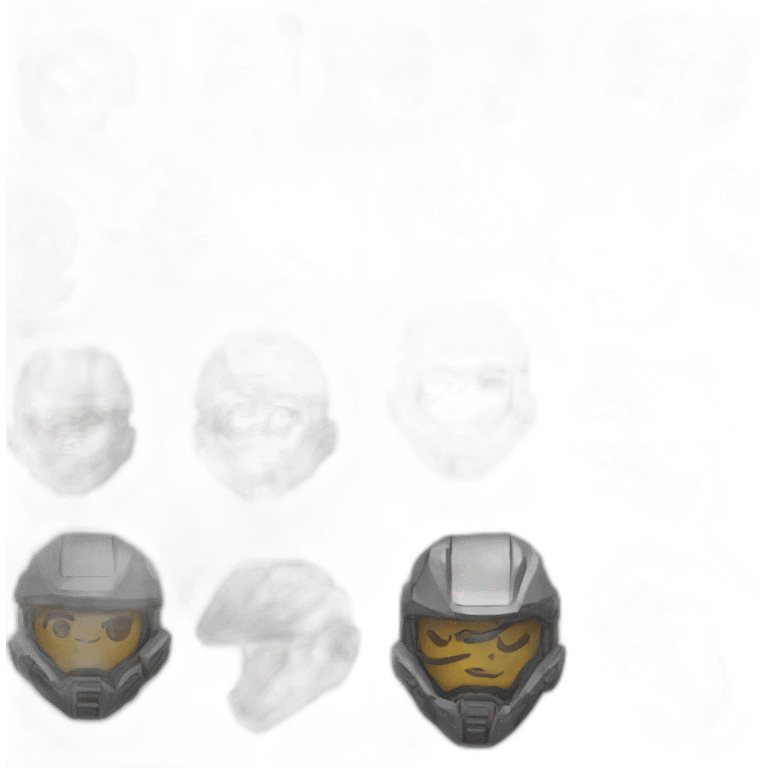 Silver team Halo emoji