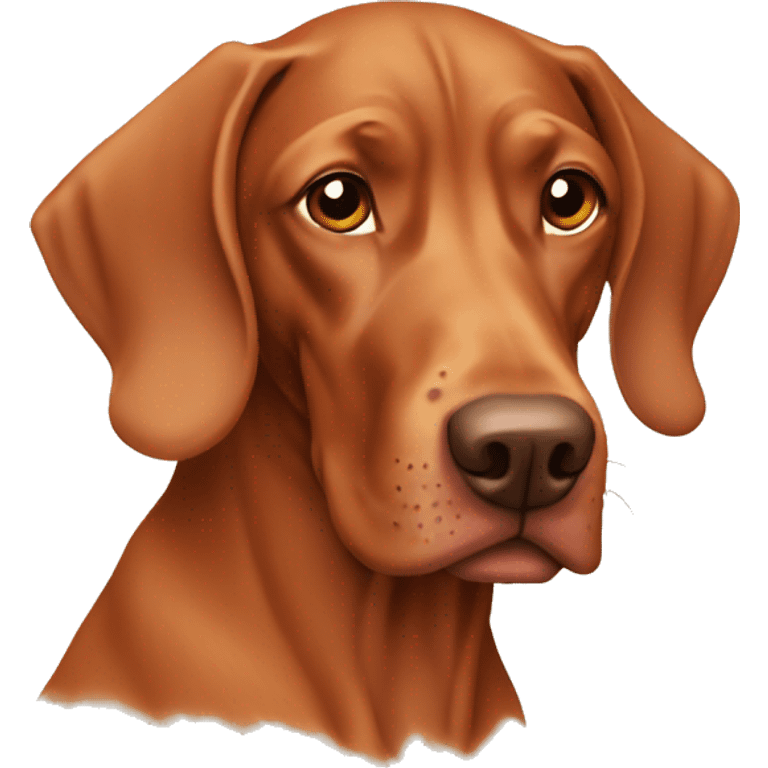 Old vizsla emoji