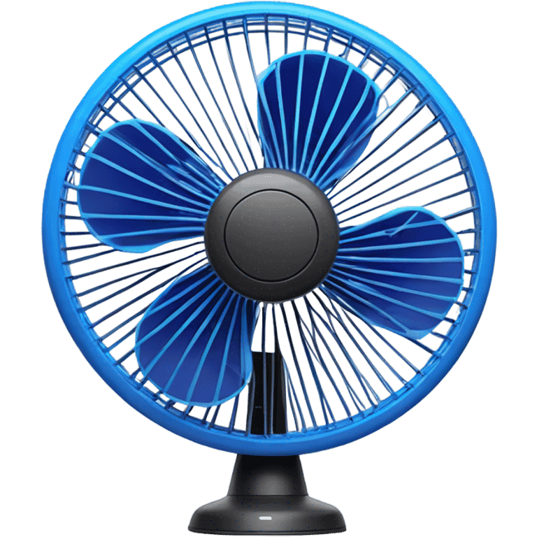 Blue electric Fan emoji