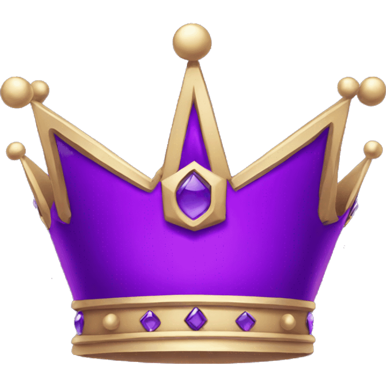 Purple crown  emoji