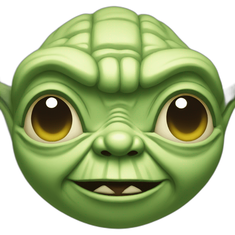 Yoda smile emoji