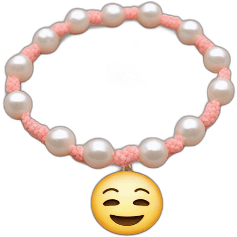 friendship bracelet pearls emoji