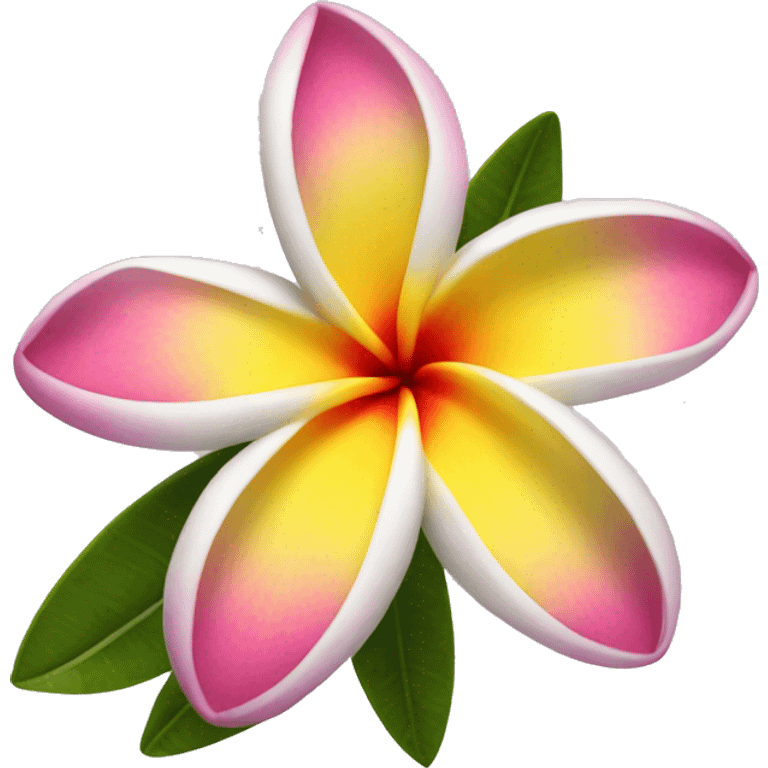 plumeria flower emoji