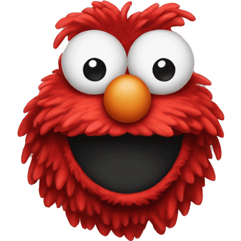 Cute Elmo head emoji