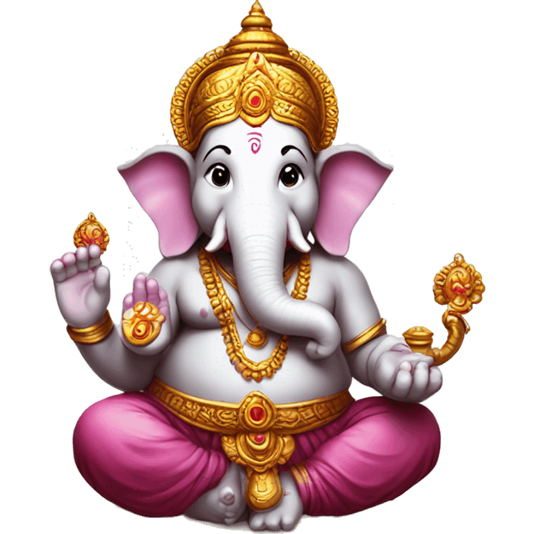 ganesh with both site depak emoji