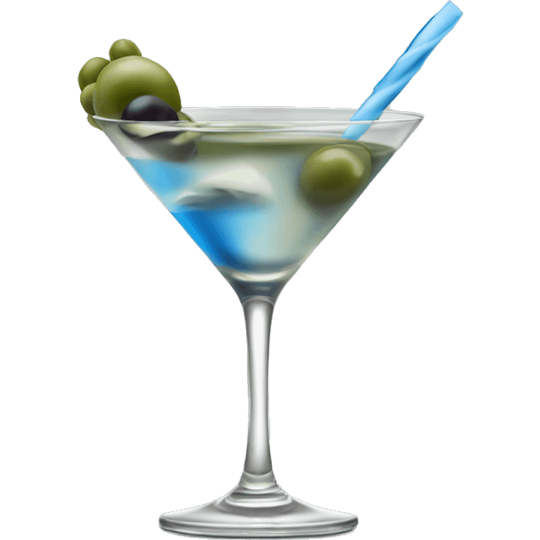 dirty martini with blue cheese olives  emoji