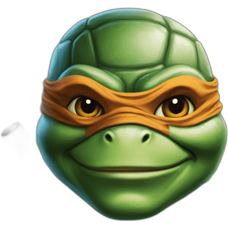 ninja turtle hyper realistic emoji