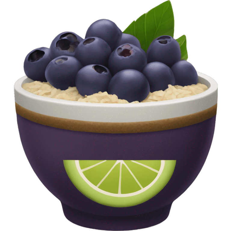 Açai bowl emoji