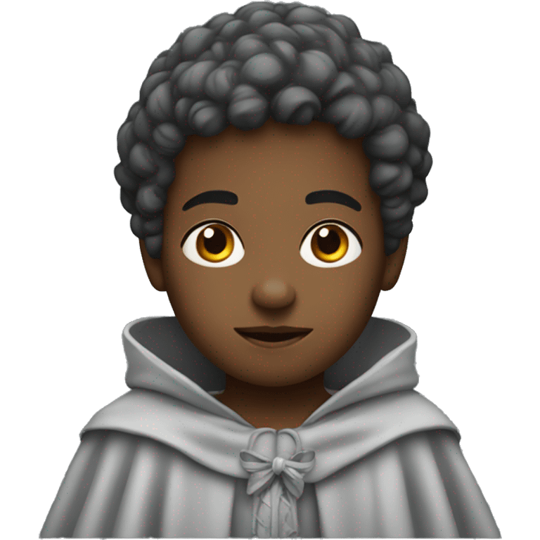 small cape grey child emoji