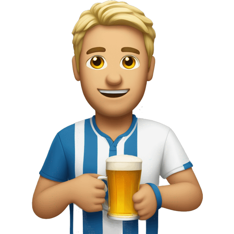 tennisplayer with beer emoji