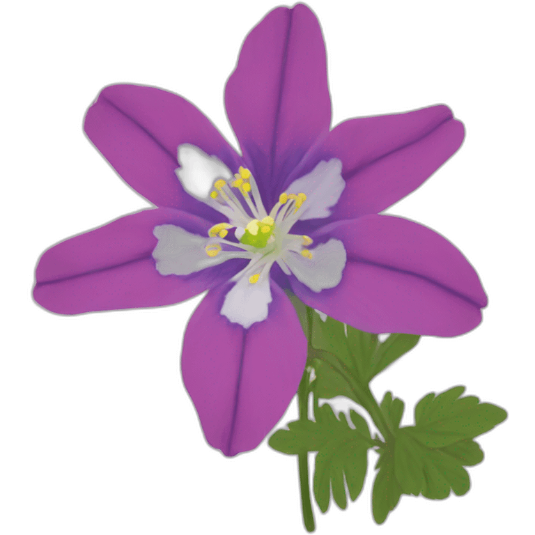 Lujipeka columbine emoji