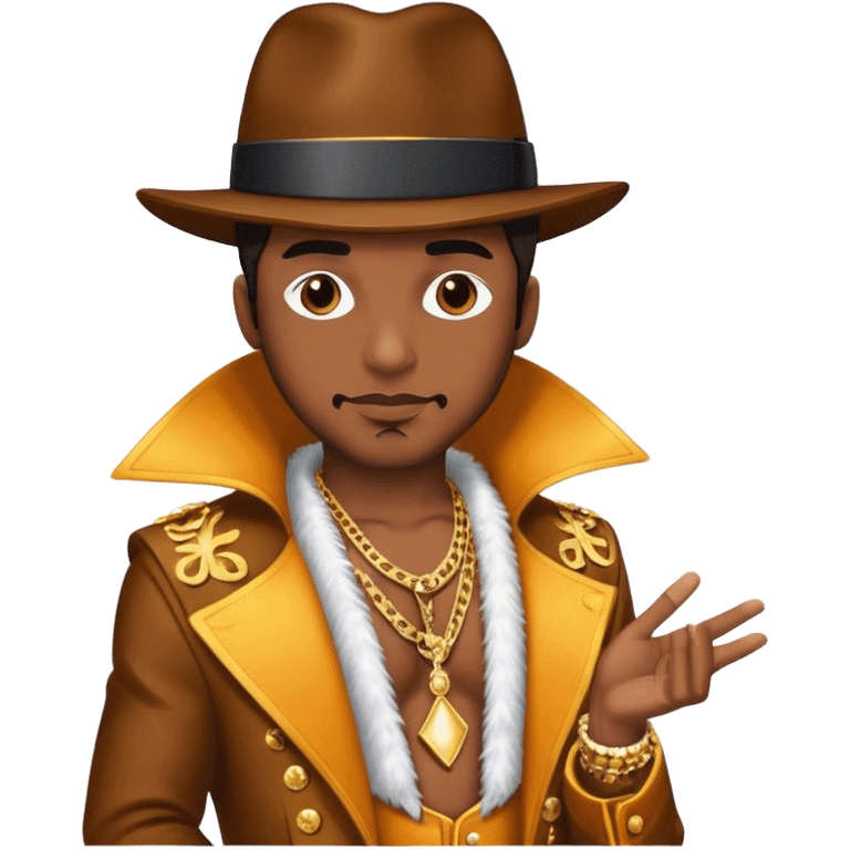 guy wearing pimp outfit emoji