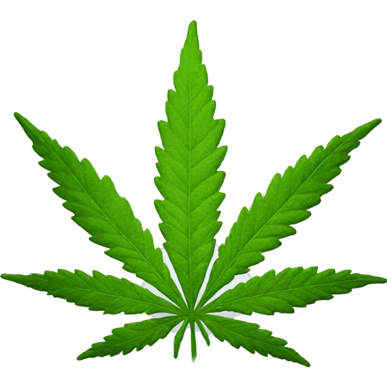 Cannabis leaf emoji