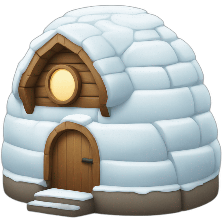 igloo thinking face emoji