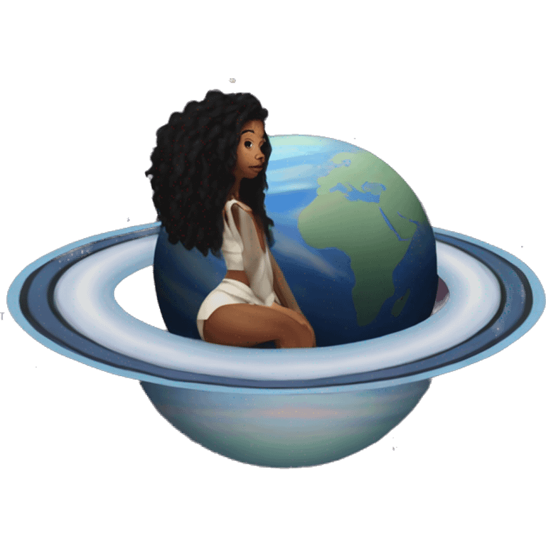 SZA on Saturn emoji