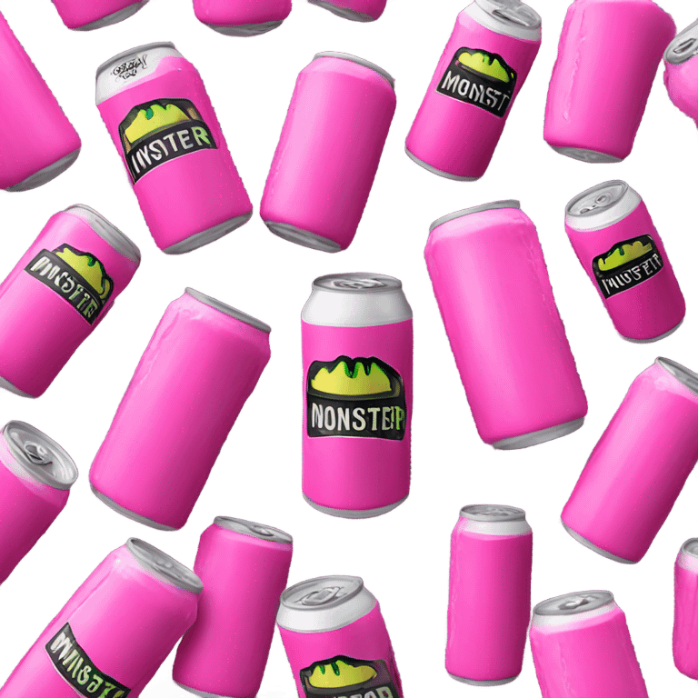 Pink monster energy drink  emoji