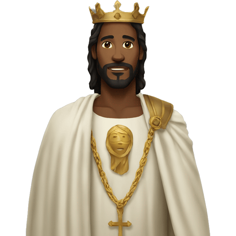 Black Jesus king emoji