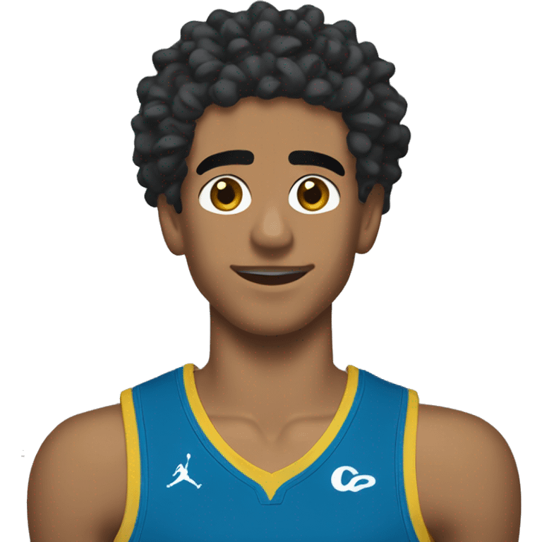 jordan poole with swim cloghes emoji