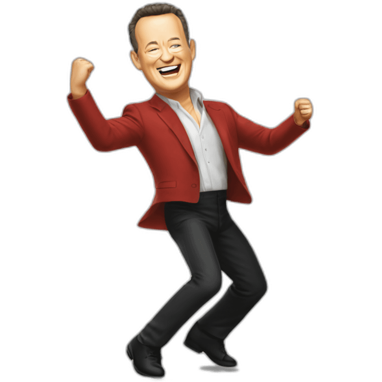 Tom hanks dancing dancing gangnam style emoji