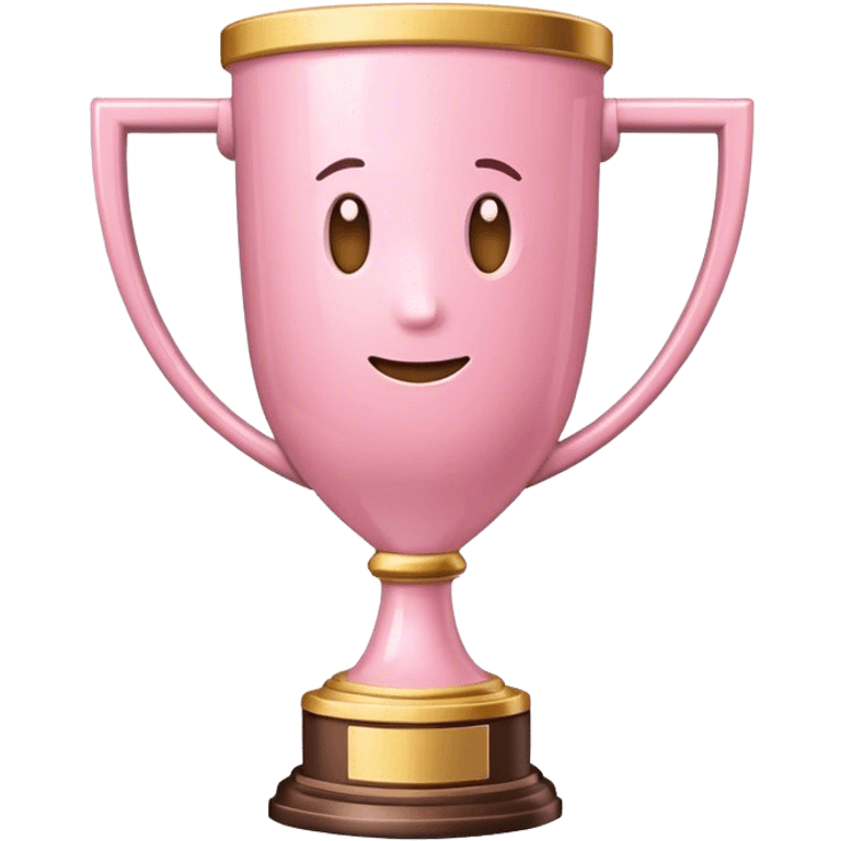 light pink trophy  emoji