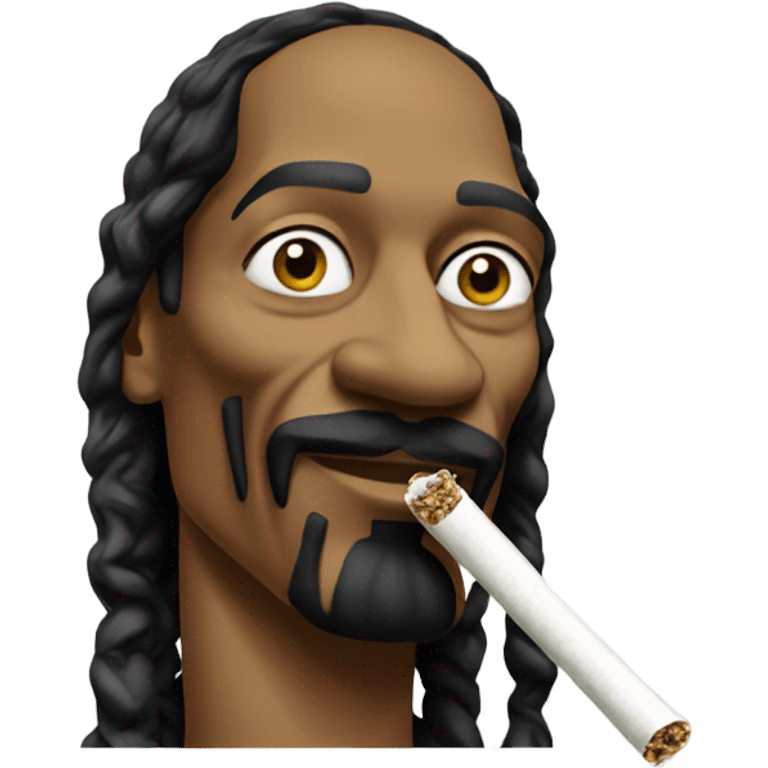 snoop dogg with a joint emoji