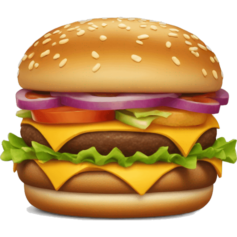 McDonald’s burger emoji