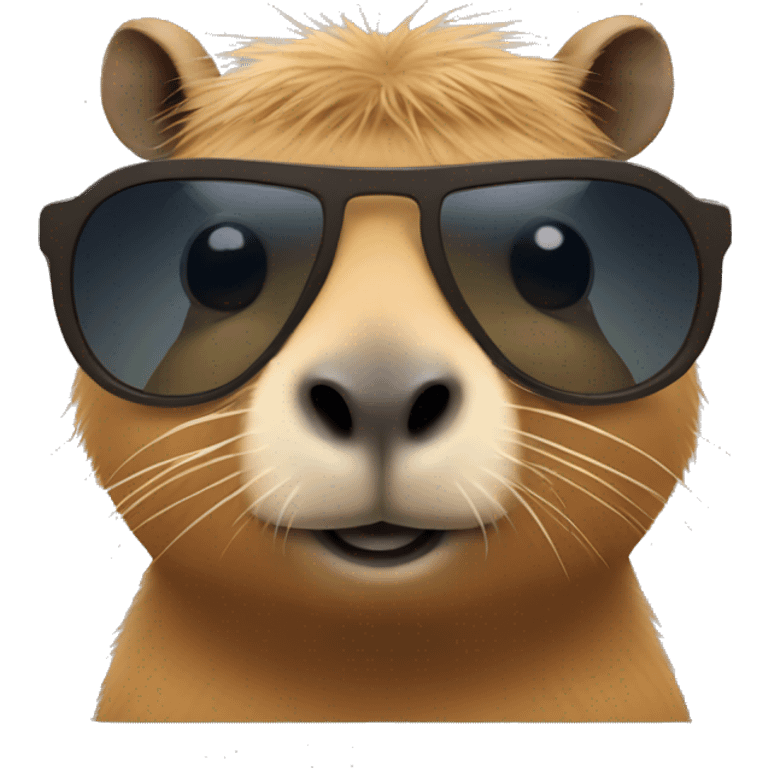 Capybara with sunglasses  emoji