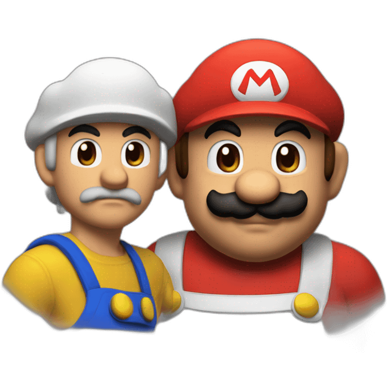 Mario and Luiji emoji