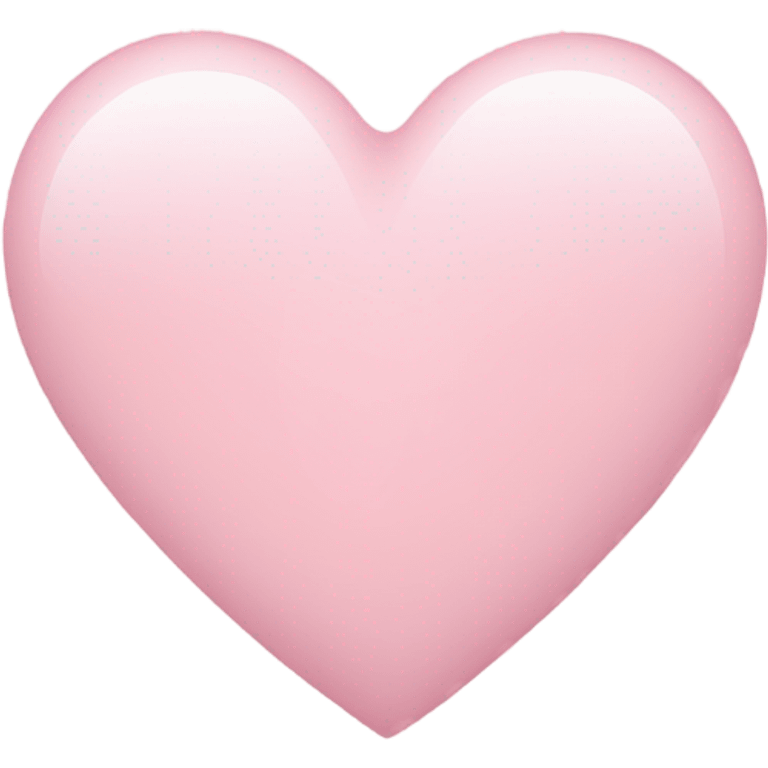 light pink heart emoji