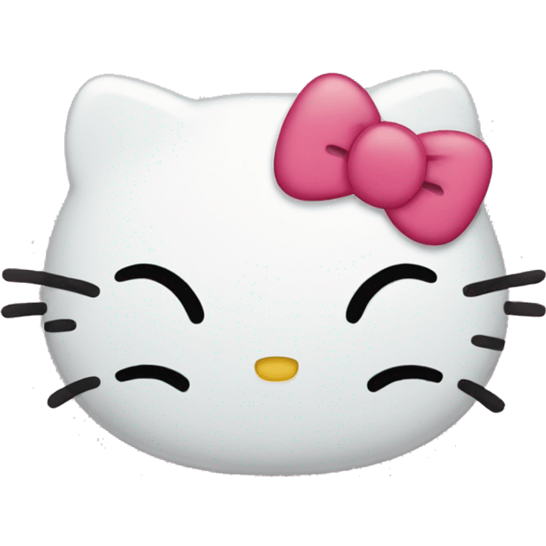 Hello kitty crying emoji